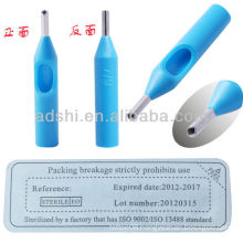 2013 the newest arrival creative design blue stainless steel tattoo tips